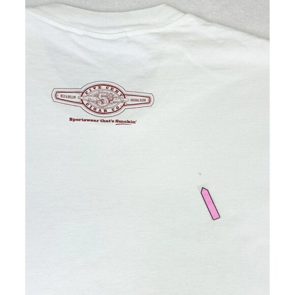 Vintage American Perfecto Cigars T-shirt White XL Smoking - Picture 6 of 9
